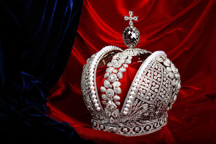 fond des diamants - grande couronne impériale