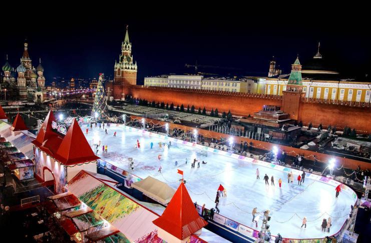 Les patinoires de Moscou