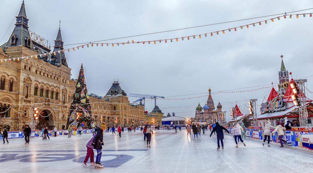 patinoires à Moscou 